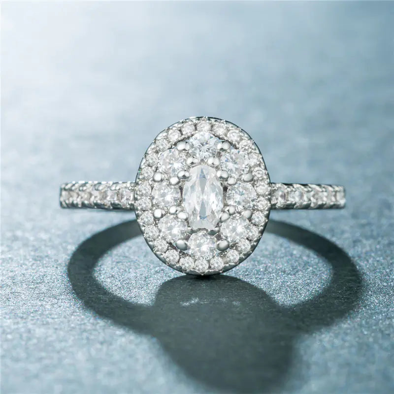 Zircon Ring, Party Band, Hand Jewelry