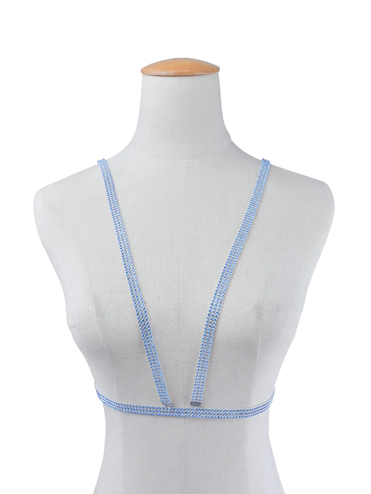 Body Jewelry Rhinestone Strap Chest Chain