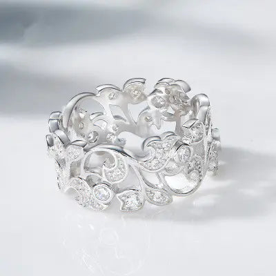 Zircon Ring and Band Jewelry