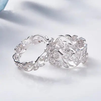 Zircon Ring and Band Jewelry