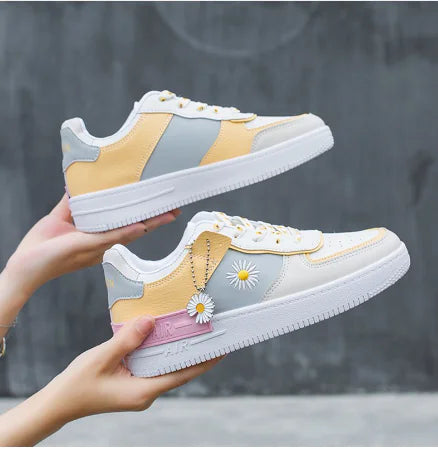 BLOOM Limited Edition 80s Cream Daisy Sneakers