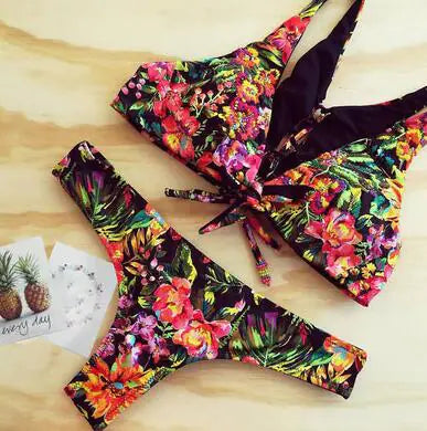 Sexy Strapless Bikini Set