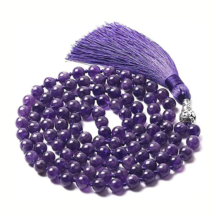 Mala Bead Long Necklace