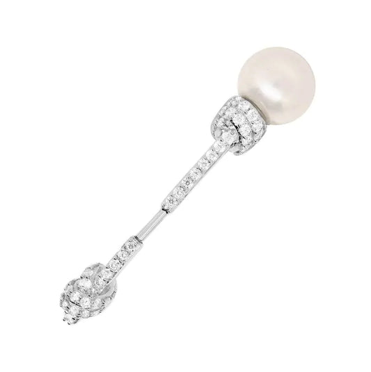 Fashion Zircon and Pearl Earrings Jewelry