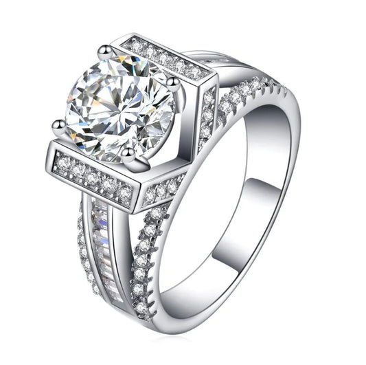Fashion Zircon Ring for Women and Couples Jewelry