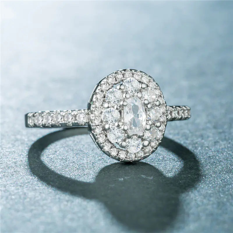 Zircon Ring, Party Band, Hand Jewelry