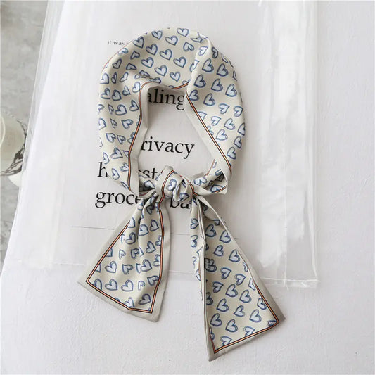 Style Double-Sided Silk Scarf for All Seasons