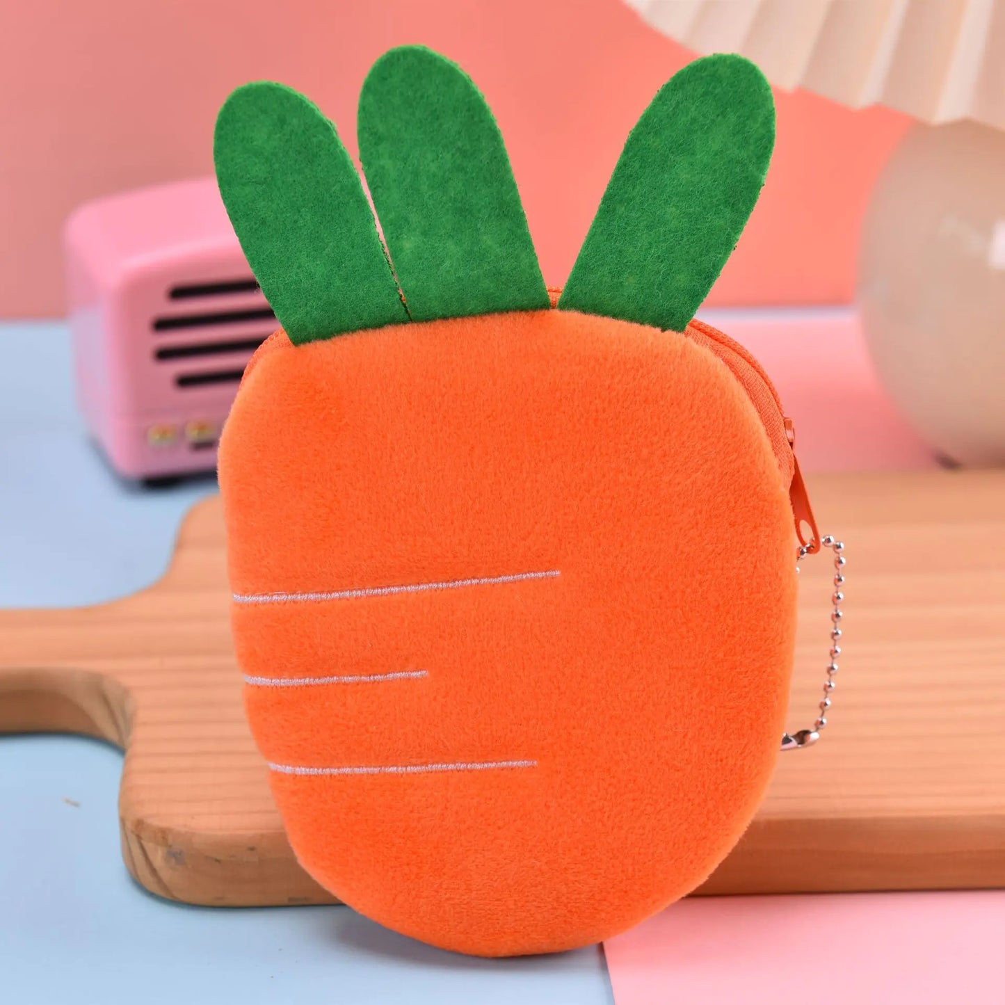 Cute Plush Watermelon Coin Purse & Storage Bag