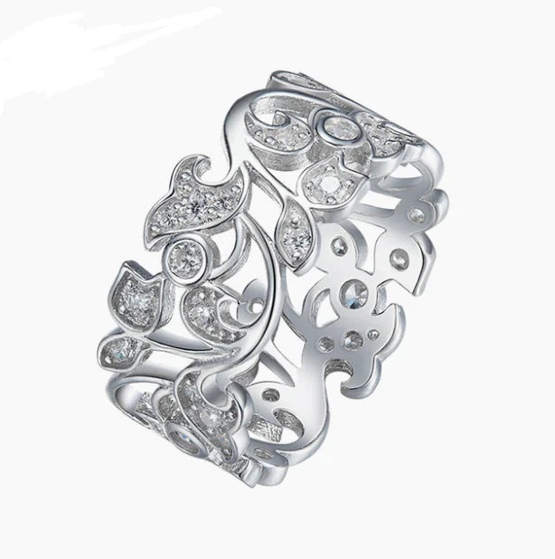 Zircon Ring and Band Jewelry