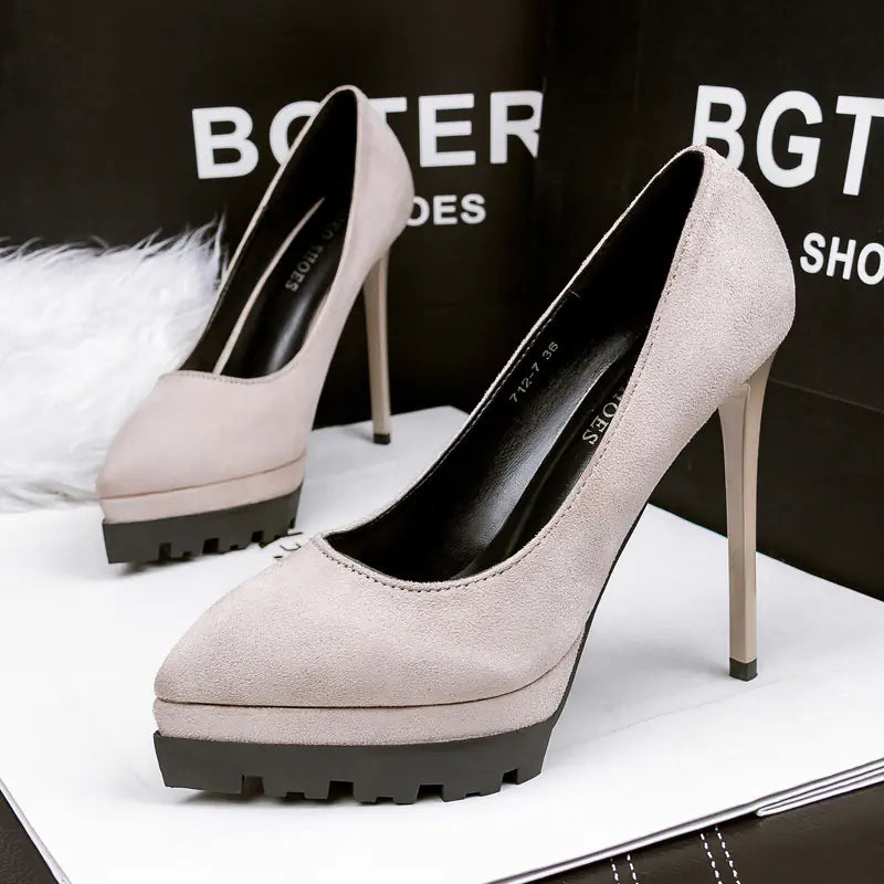 Korean Style Sexy Stiletto Heel Women's Pumps