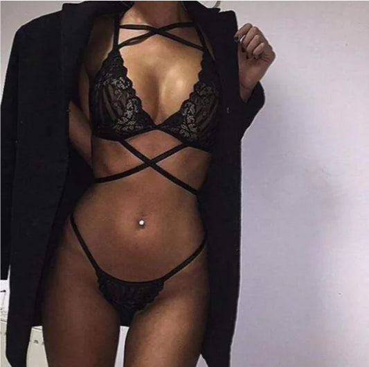 Lingerie Set with Sexy Lace Design