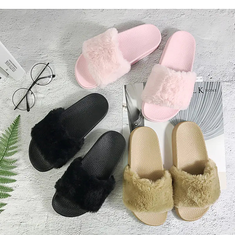 Summer Plush Slippers and Cool Sandals