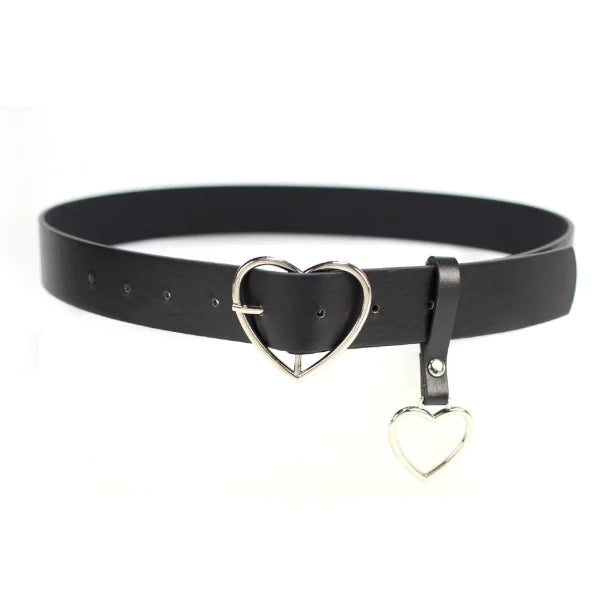 Heart-Shaped Buckle Women's Belt for Jeans (Wholesale)