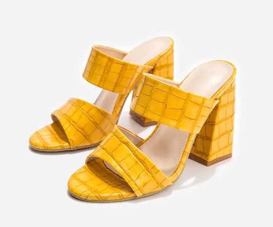 New Women's Chunky Heel Sandals