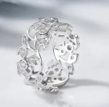 Zircon Ring and Band Jewelry
