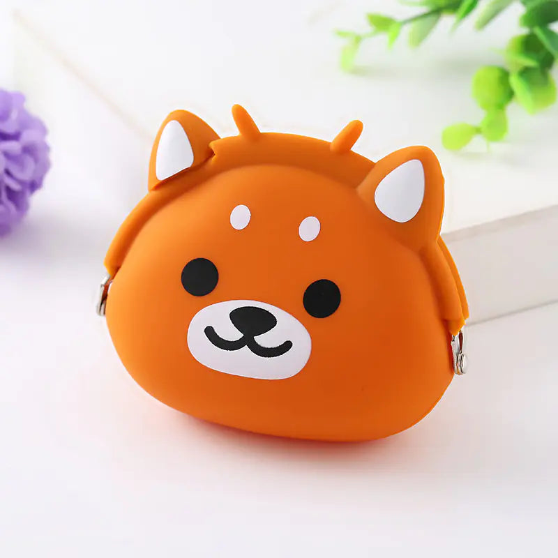 Animal Cartoon Silicone Coin Purse for Kids