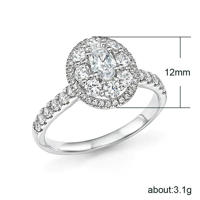 Zircon Ring, Party Band, Hand Jewelry
