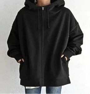 Hoodie - Street Style Long Sweatshirt