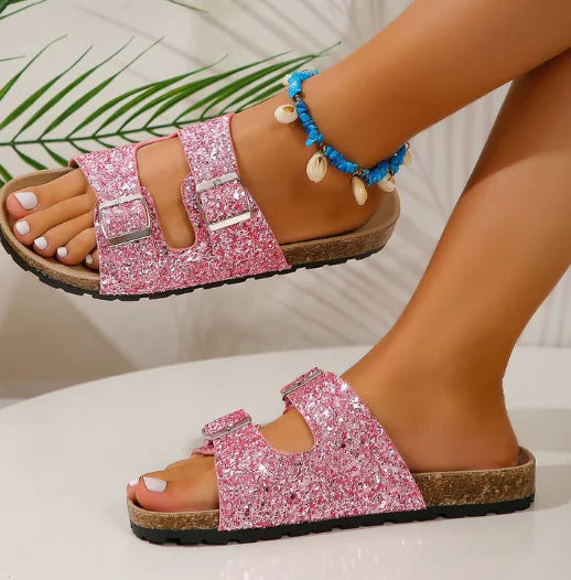 Glitter Sandals for Women (One Pair)