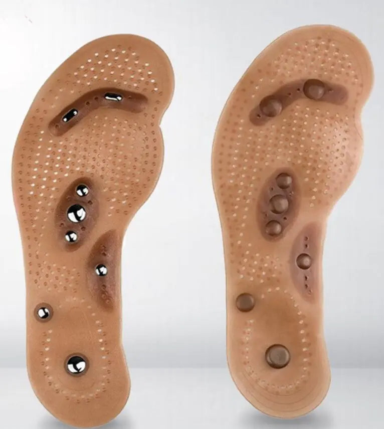 Silicone Magnetic Therapy Insoles for Health and Massage