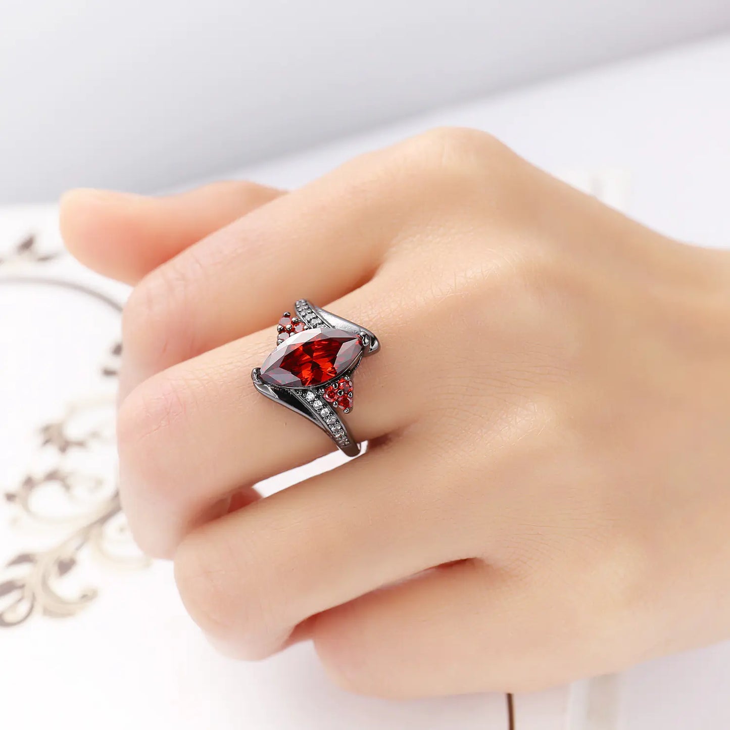 Zircon Ring - European Style Jewelry