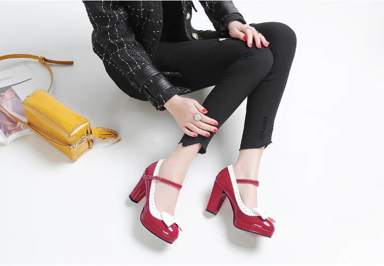 Lolita Butterfly Flats and Lace High Heels