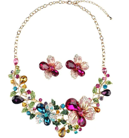 Crystal Jewelry Set - Versatile Accessories