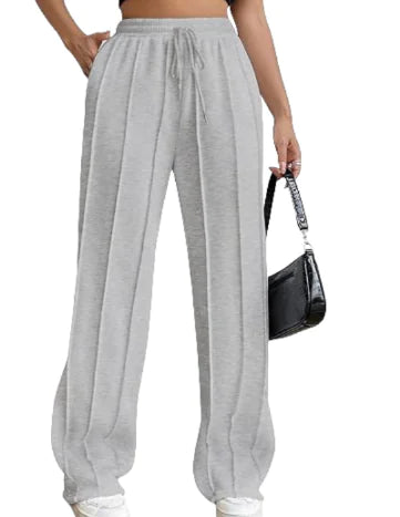 Striped Casual Jogging Pants with Drawstring (One Piece)