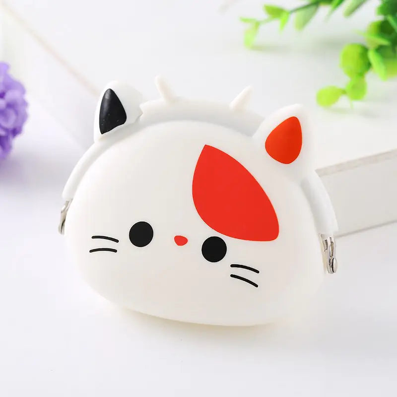 Animal Cartoon Silicone Coin Purse for Kids