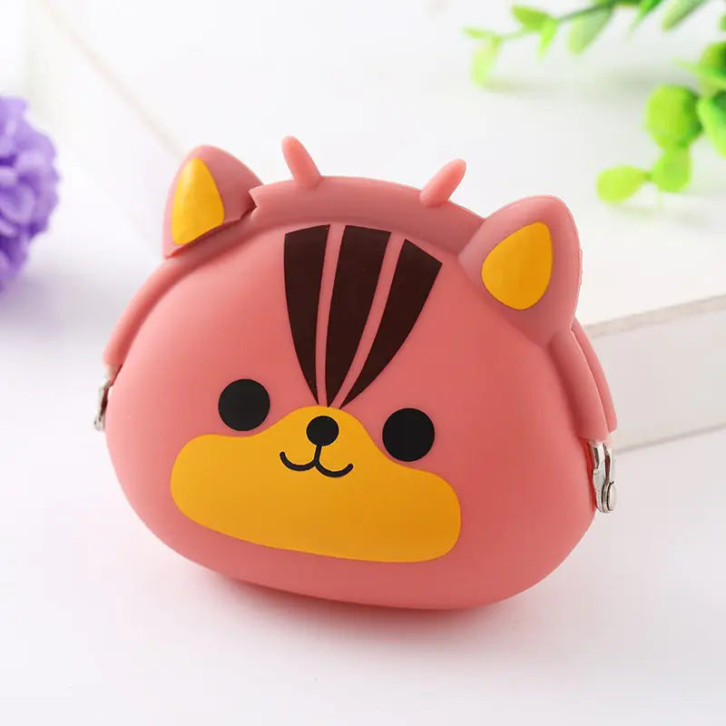 Animal Cartoon Silicone Coin Purse for Kids