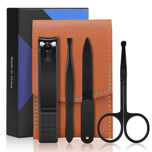Nail Clipper Set Manicure Set Accessories Personal Nail Care Tools Nail Clippers Aceoce Travel Grooming Kit Manicure PedicureTools Kit Personal Care Set Nail kit Set Gift for Men Fathers Parents