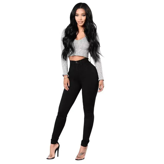 New Elastic Skinny Jeans for Women's Small Feet
