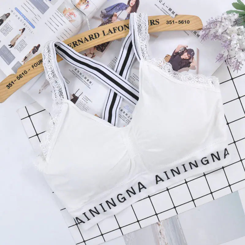 Lettering Beauty Chest Wrap and Tube Top
