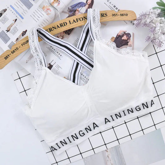 Lettering Beauty Chest Wrap and Tube Top