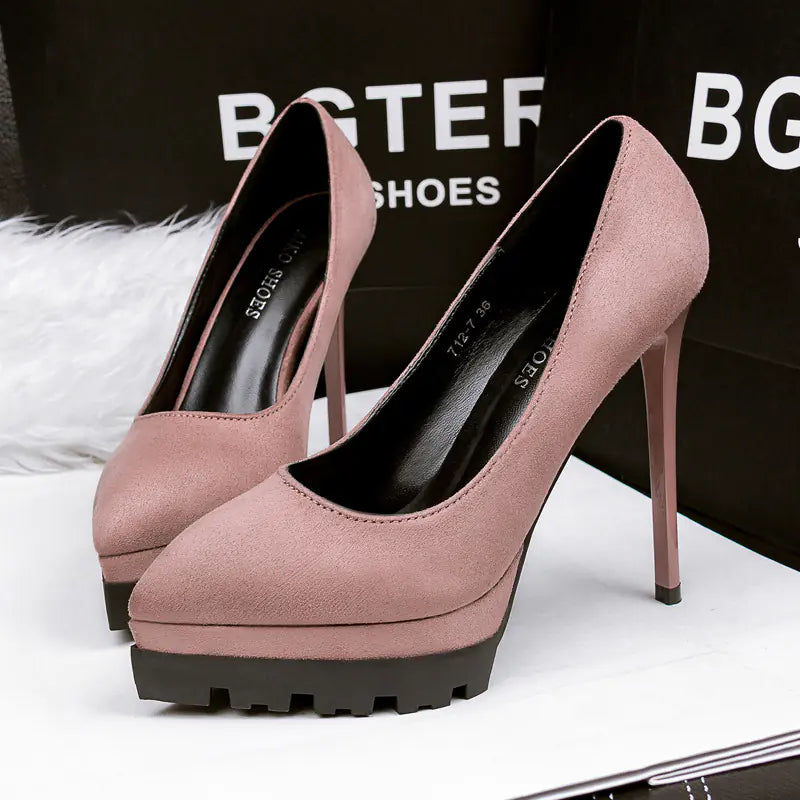 Korean Style Sexy Stiletto Heel Women's Pumps