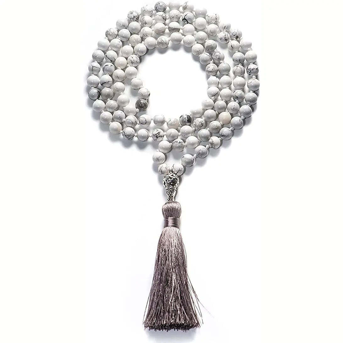 Mala Bead Long Necklace