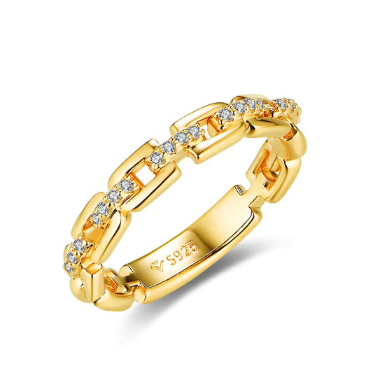 Sterling Silver Mosang Diamond Ring for Women