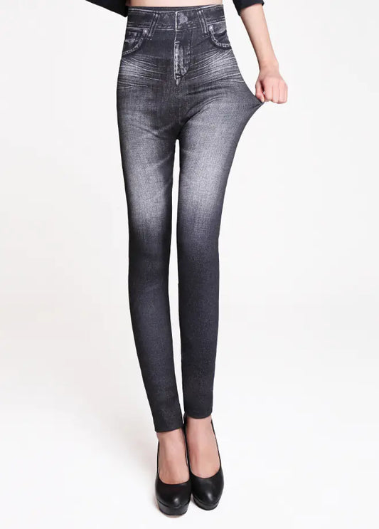 High-Waisted Skinny Jeans