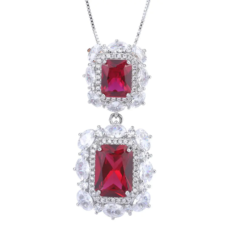 S925 Silver Needle Simulation Jewelry Accessory Set