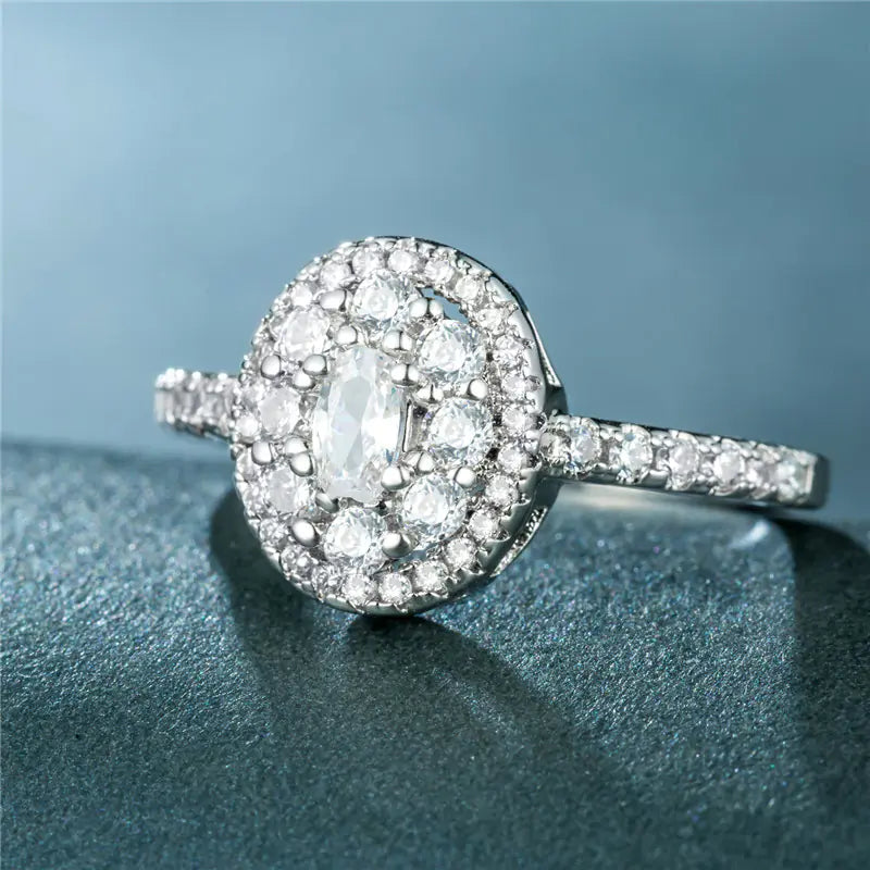 Zircon Ring, Party Band, Hand Jewelry