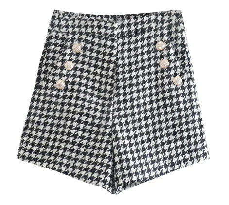 Stylish Blazer with Check Pattern (One Piece)