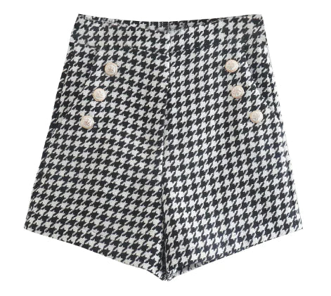 Stylish Blazer with Check Pattern (One Piece)