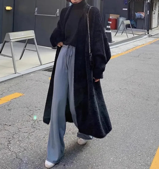 Soft Knit Long Cardigan