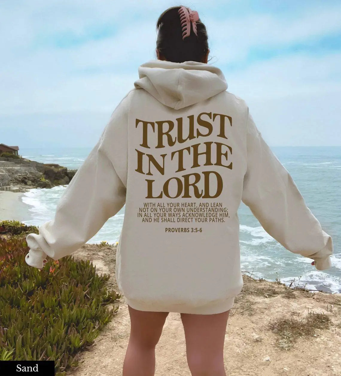 New Women's Letter Print Hoodie Sweatshirt
