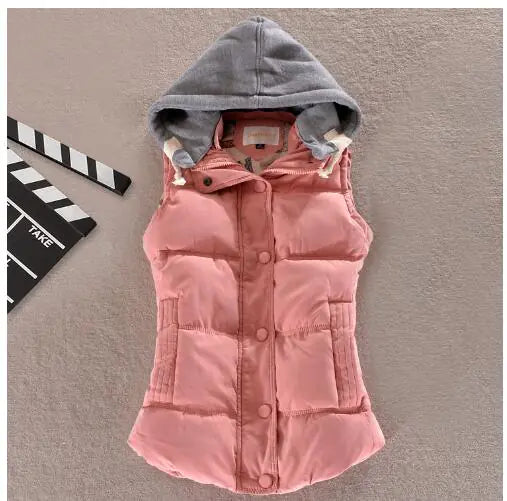 Elegant Warm Vest for Autumn and Winter Women's Loose Jacket