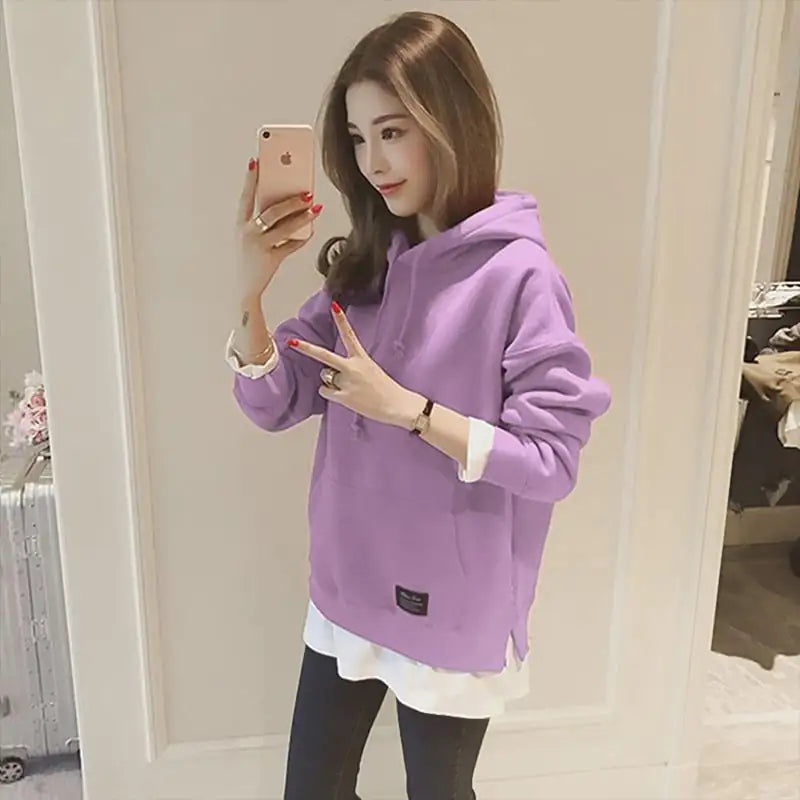 Hooded Cotton Lightweight Fashion Sweater