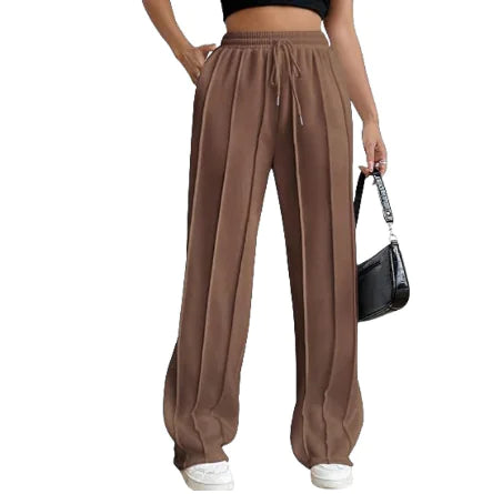 Striped Casual Jogging Pants with Drawstring (One Piece)