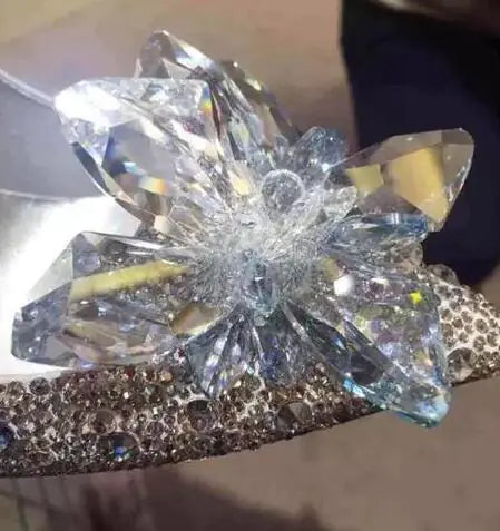 Diamond Pointed Toe High Heels for Brides