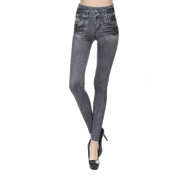 High-Waisted Skinny Jeans