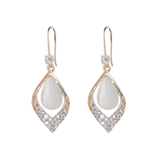 Amazing Deals Colorful Sparkling Full Diamond Stud Earrings Best Gifts for Women's Birthday Anniversaries Jewelry Day of the Deals Clearance